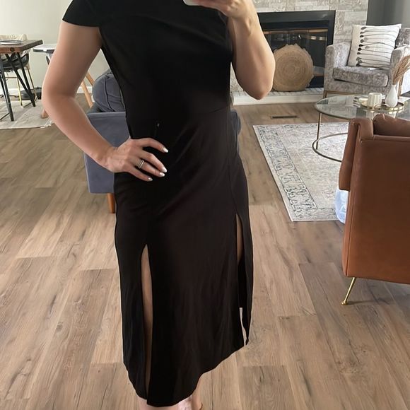 ASOS Black MIDI Dress - Picture 7 of 12